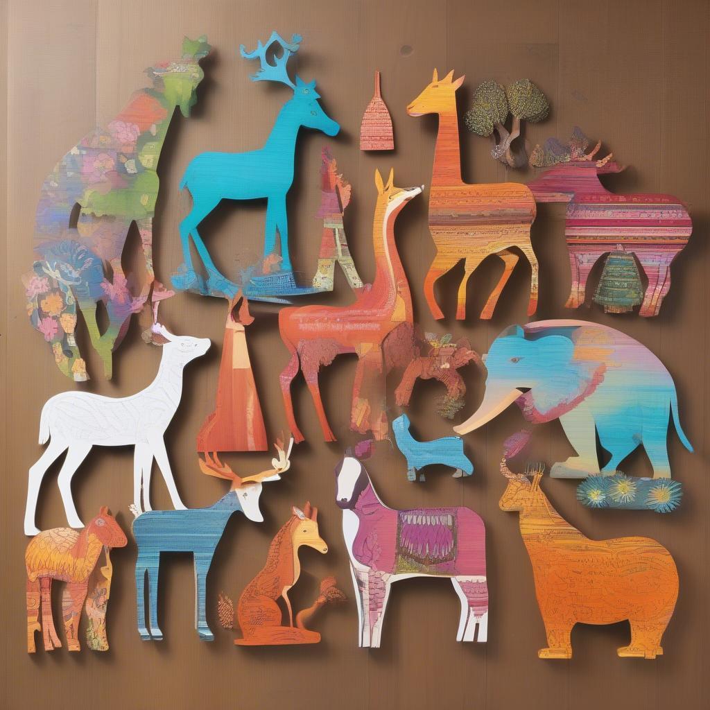 Large Wood Cutouts Painting Ideas