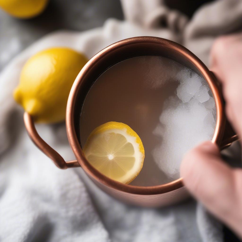 Removing Tarnish with Lemon and Salt