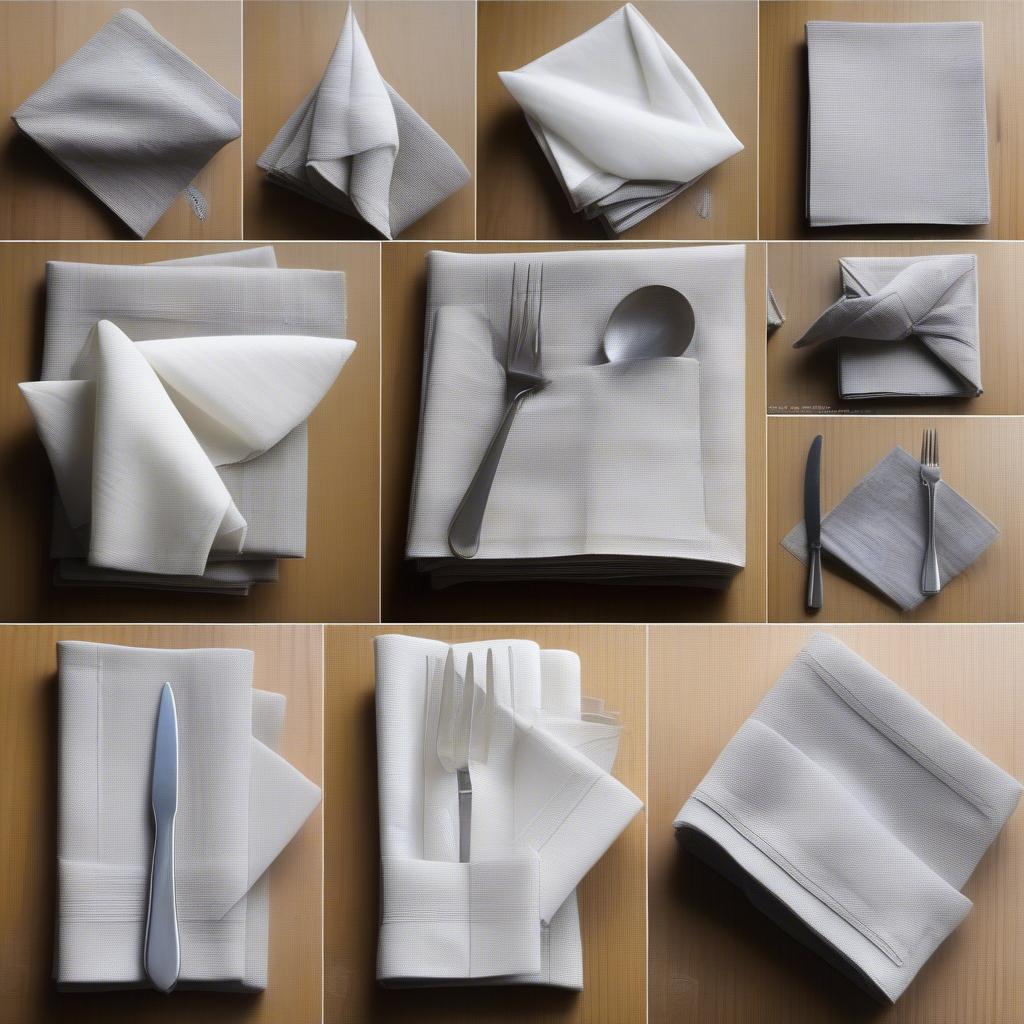 Linen Napkin Folding Techniques