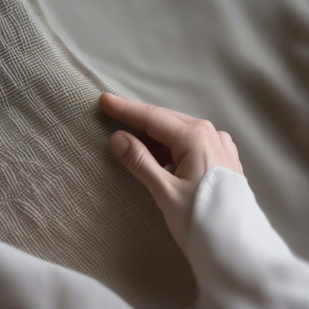 Checking the Quality of Linen Tablecloths: Weave and Stitching