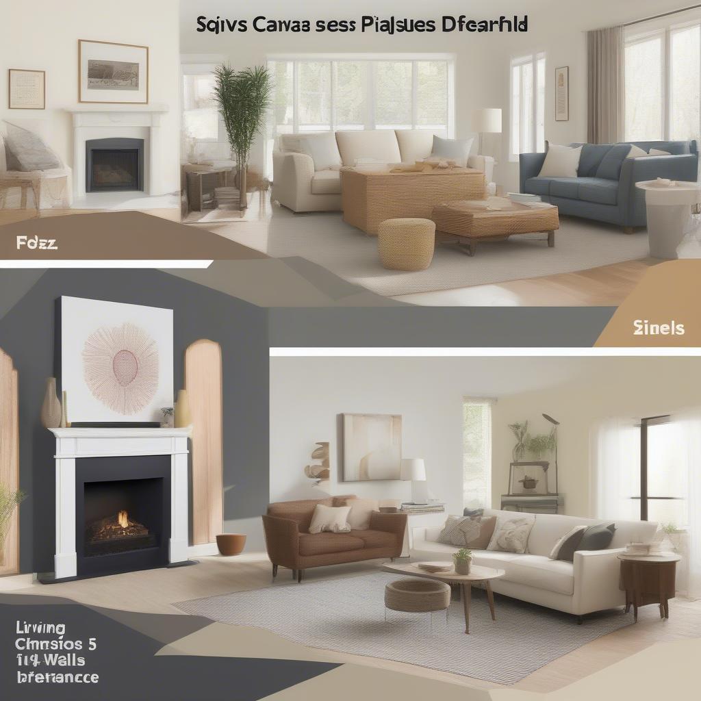 Living Room Canvas Art Size Guide