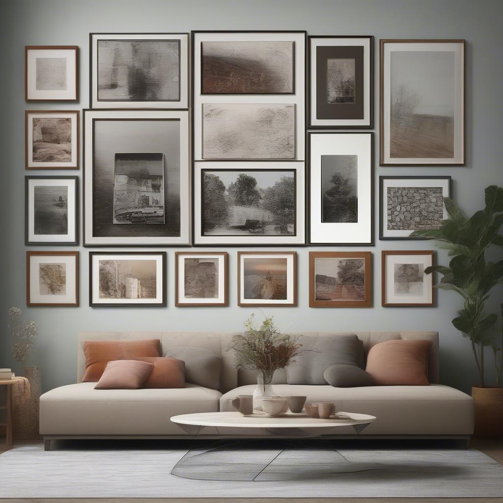 Framed Picture Ideas for Living Room Walls