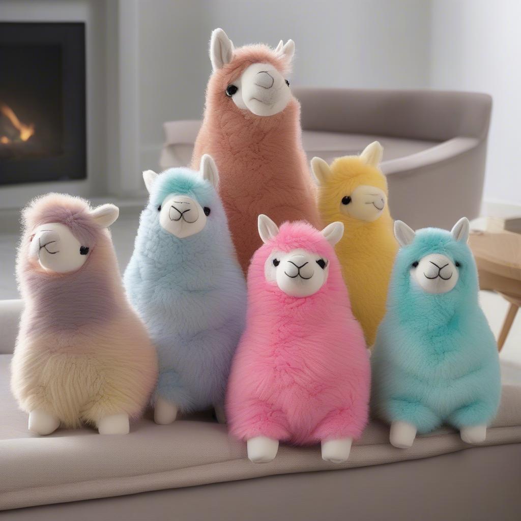 Llama Warmies in Various Colors and Sizes