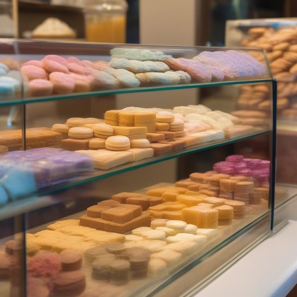 Local Bakery Crystal Shortbread Display