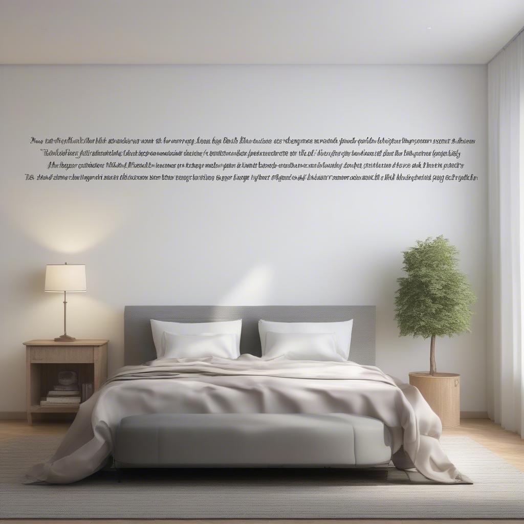 Ideal Placement for Lords Prayer Wall Decals