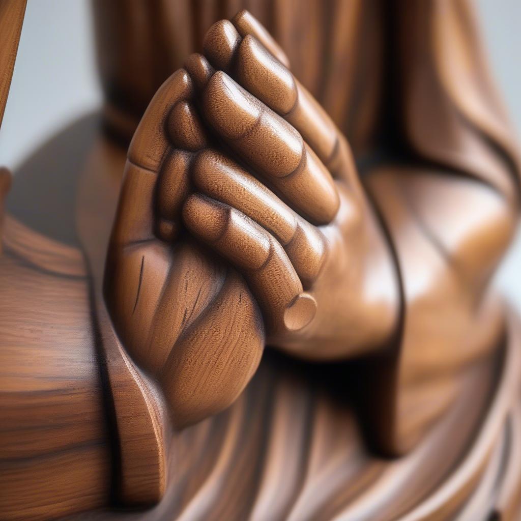 Lord's Prayer Wooden Sculpture