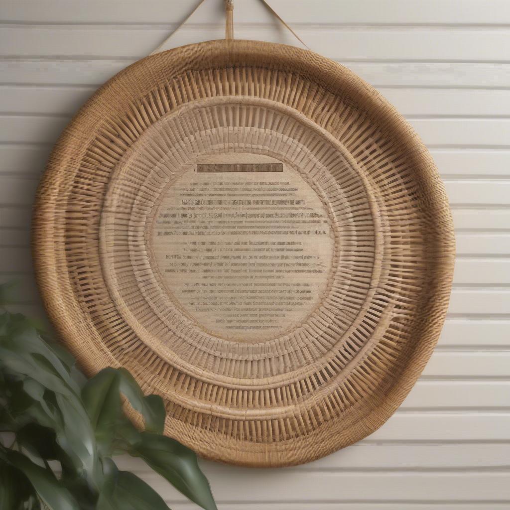 Lord's Prayer Woven Wall Hanging