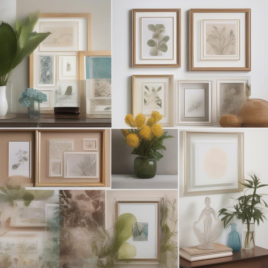 Comparison of Different Lucite Frame Styles