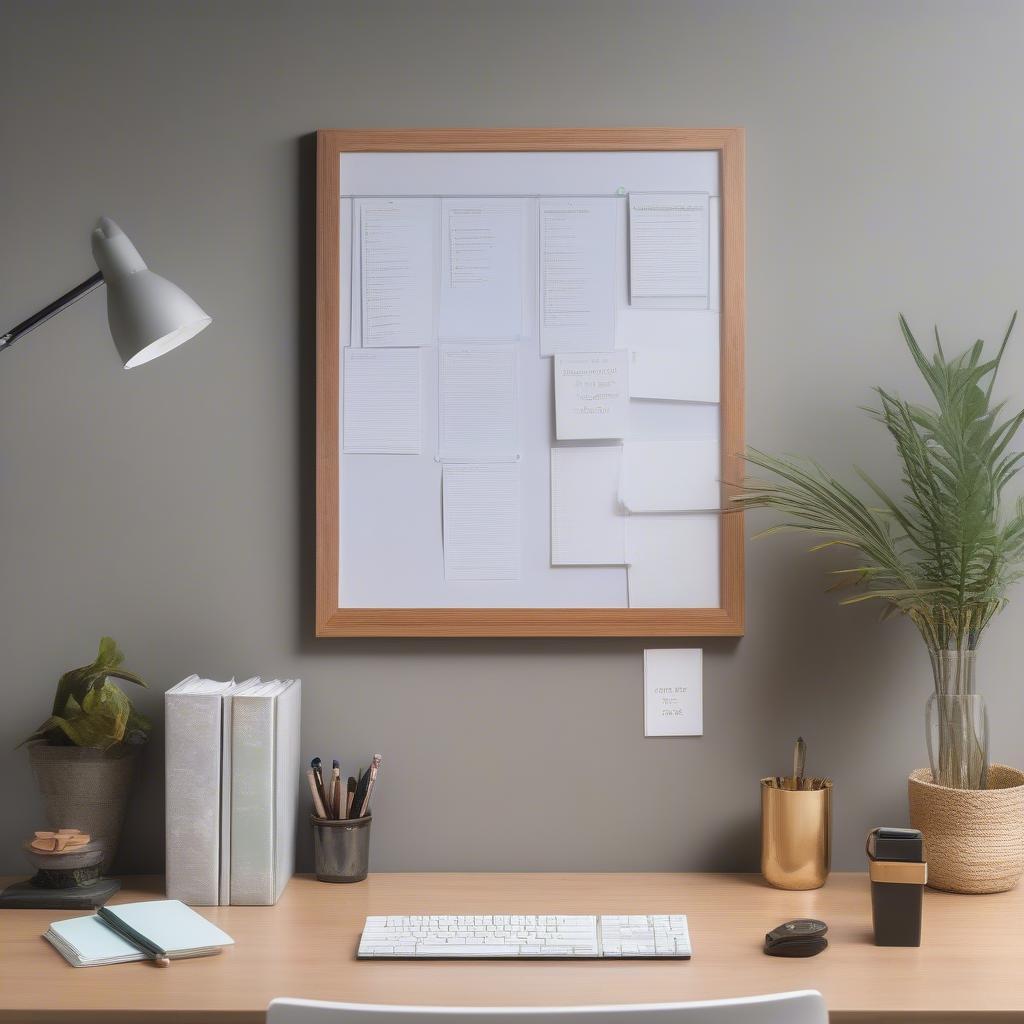 Magnetic Board in Home Office