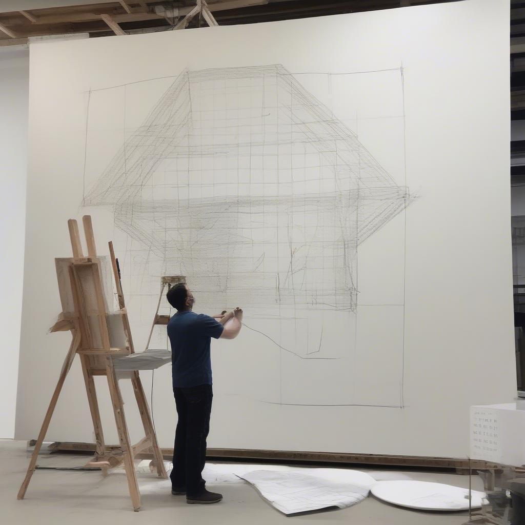 Working with Scale and Proportion on a Massive Canvas