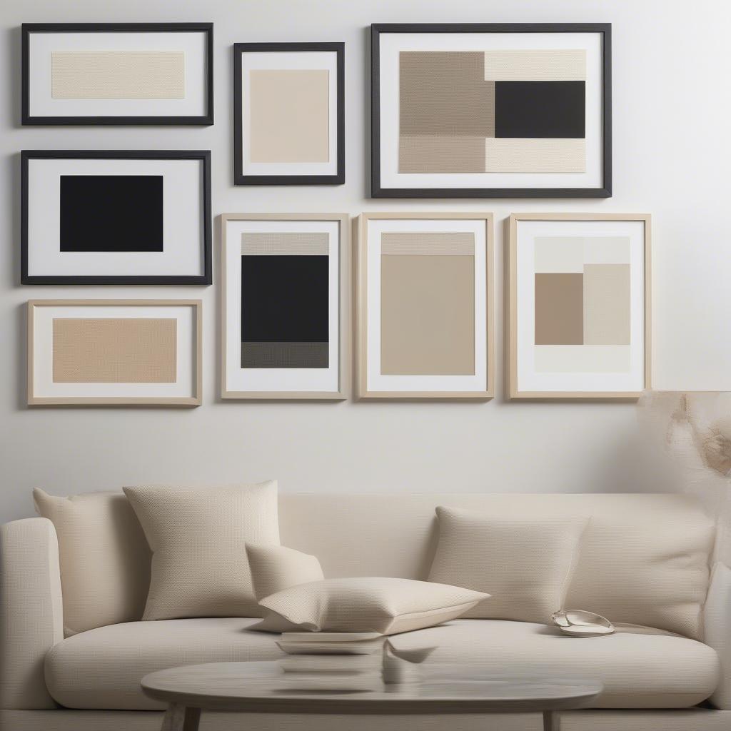 Mat Color and Texture Options for 20x30 Frames