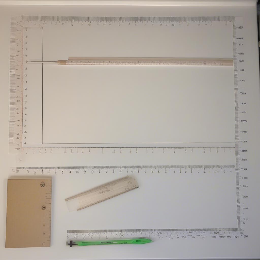 Measuring and Cutting an 11x14 Mat