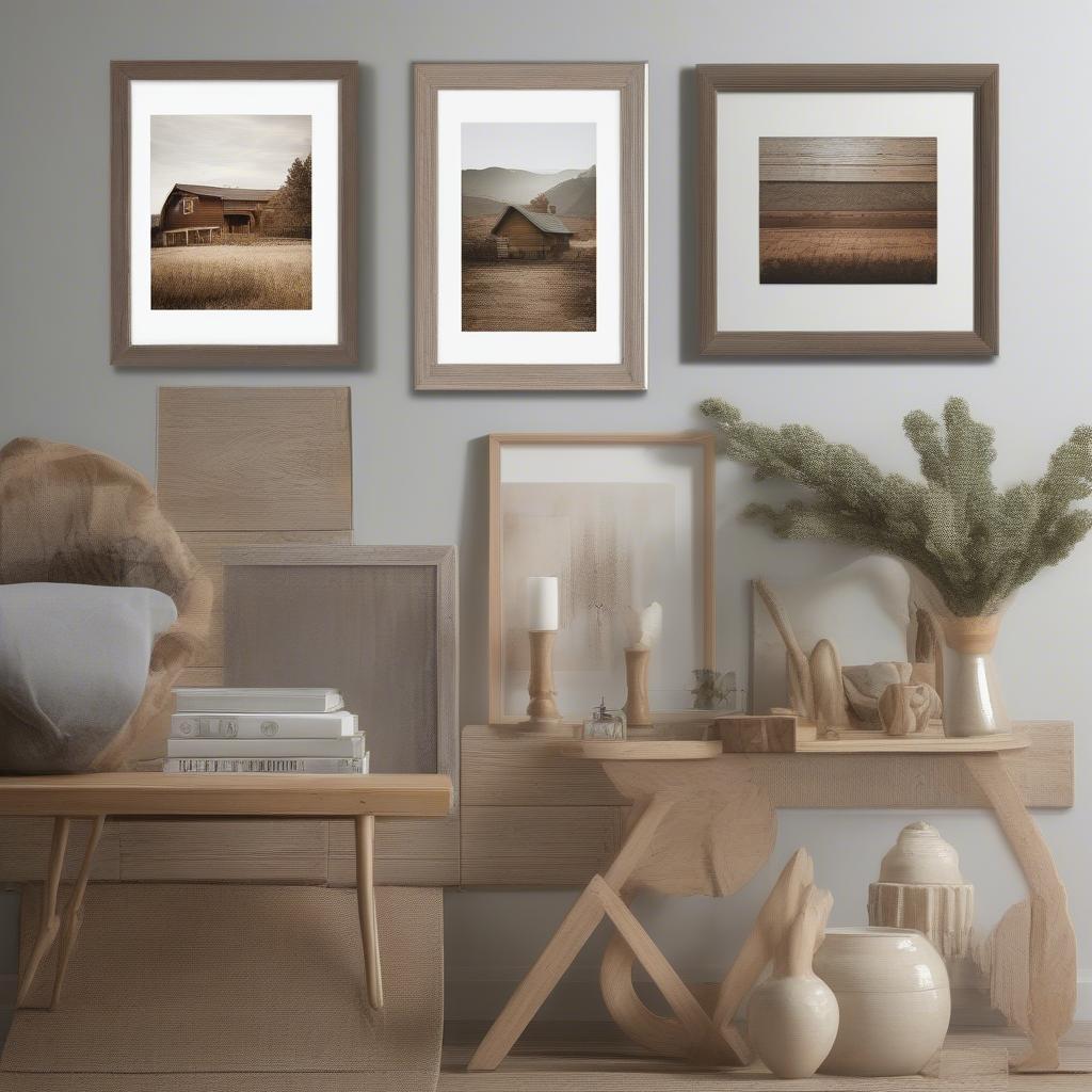 Matching 16x20 Wooden Frames to Home Décor