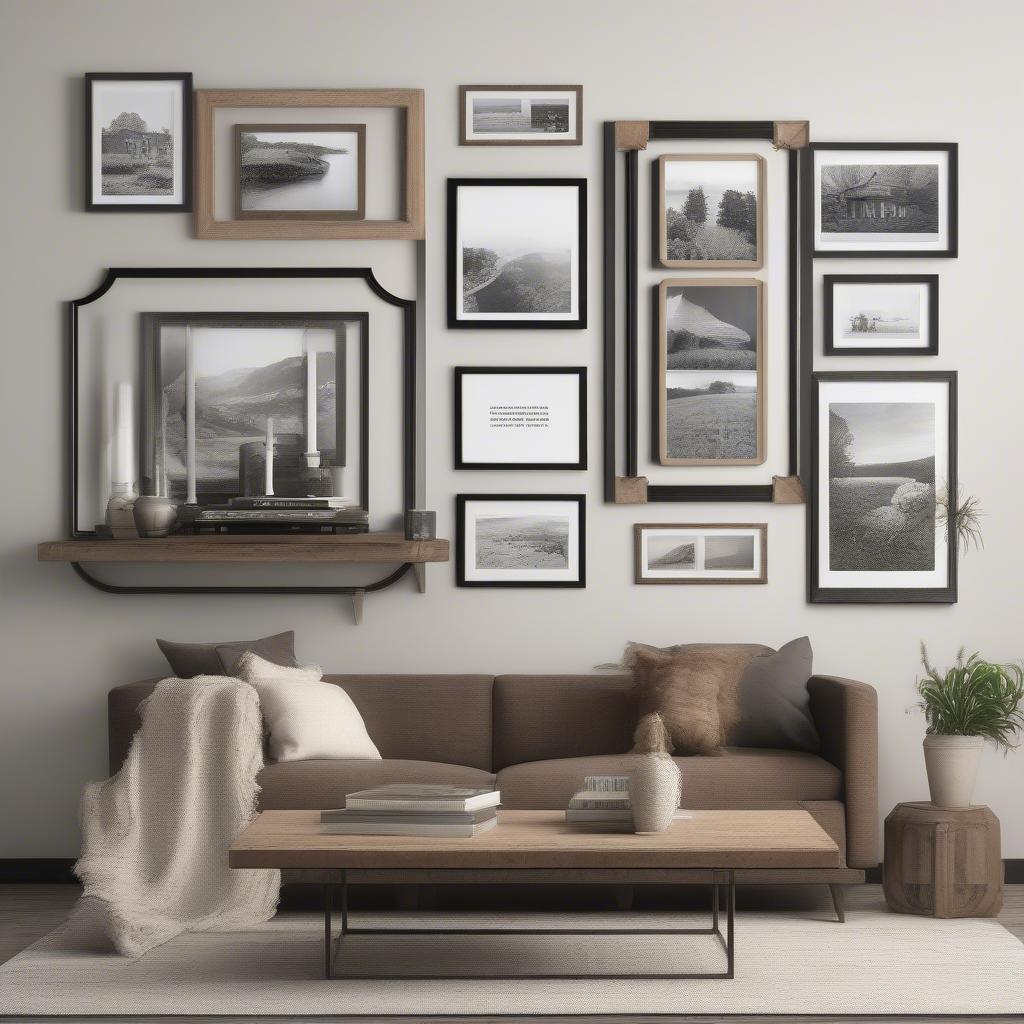 Matching Wooden Picture Frames to Different Decor Styles