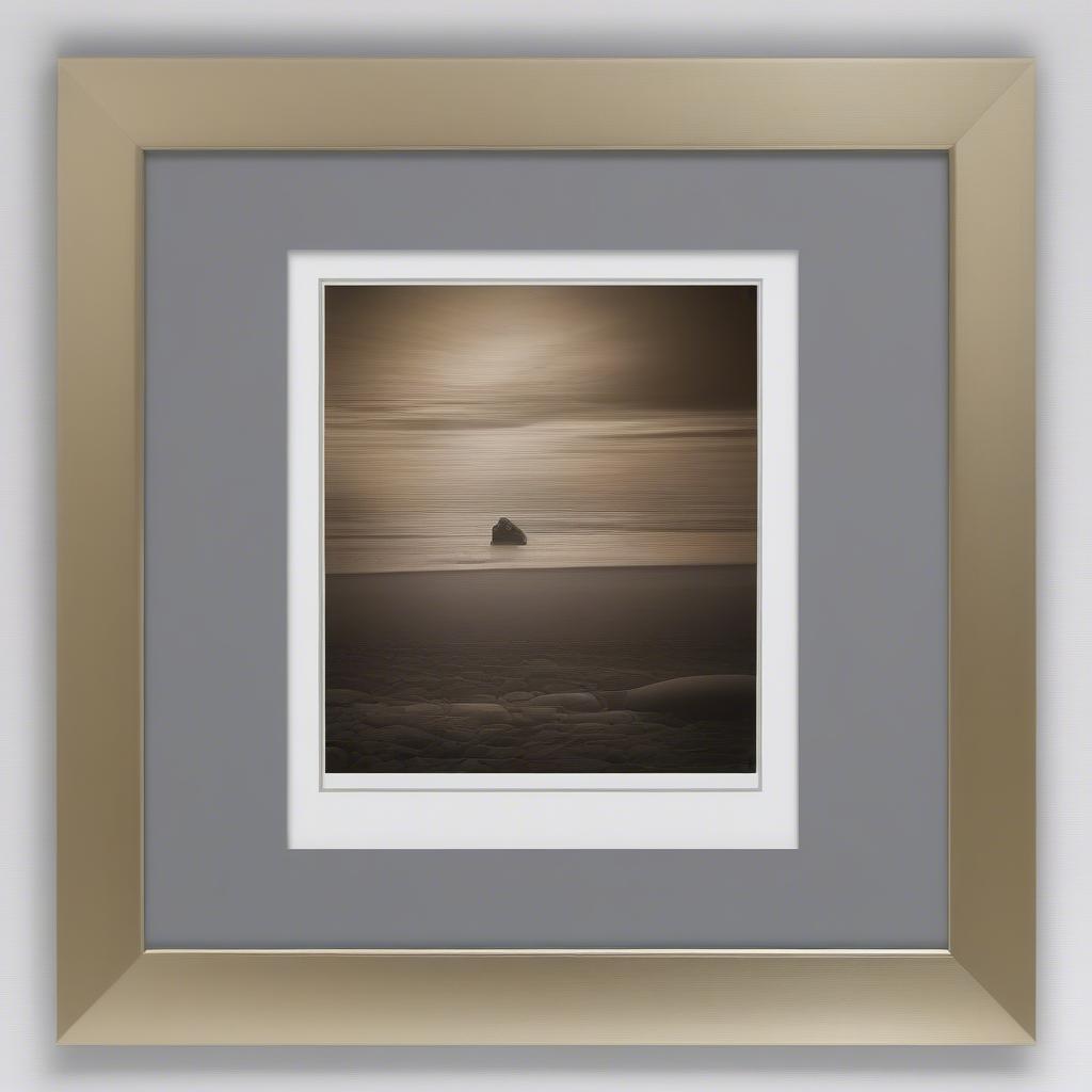 Example of a matted 11x14 print frame