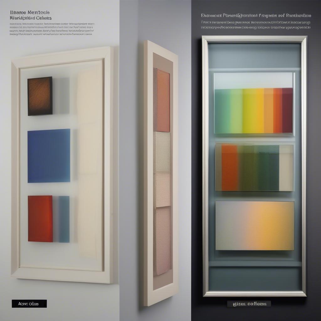 Matting and Glazing Options for Picture Frames