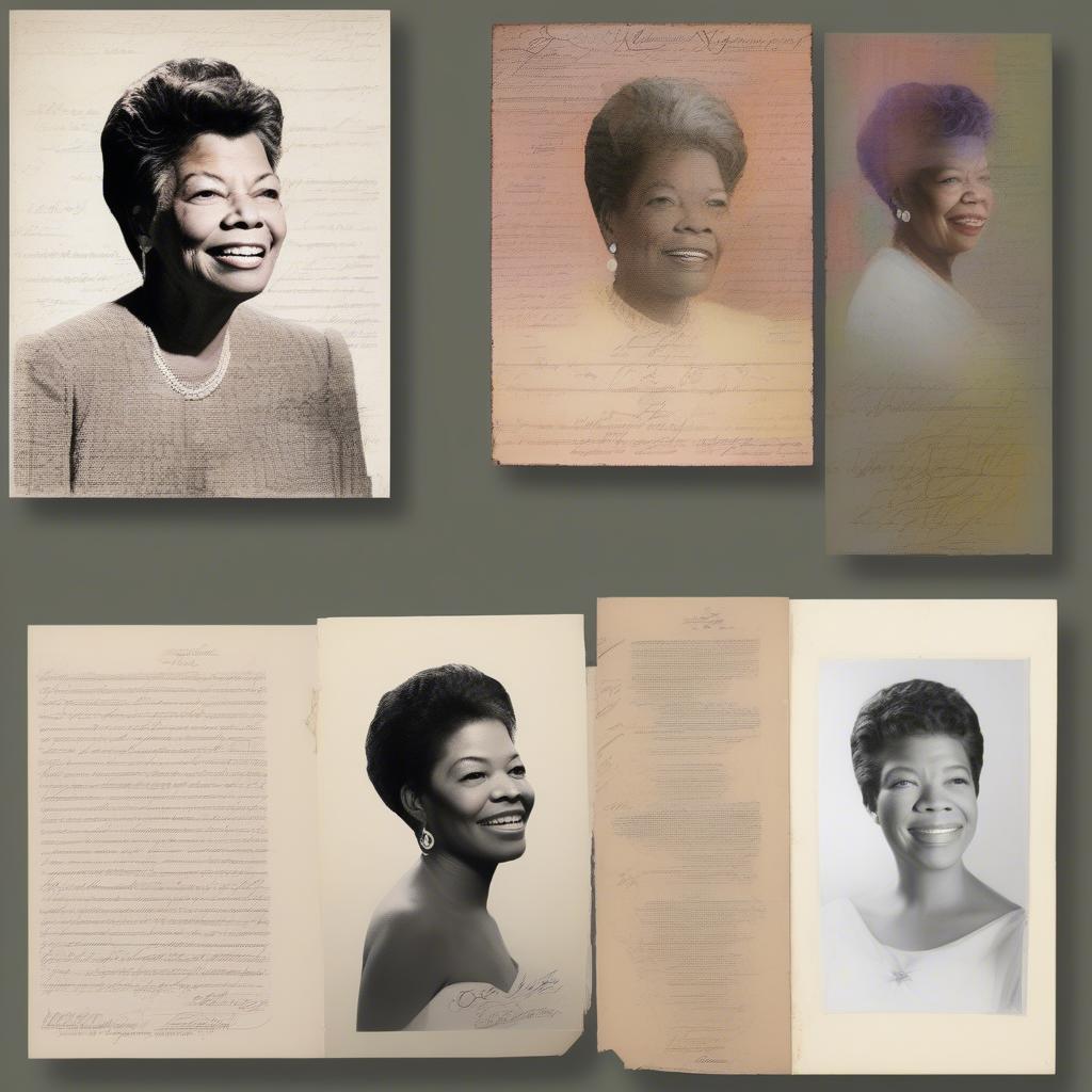 Evolution of Maya Angelou's Signature Throughout Her Life