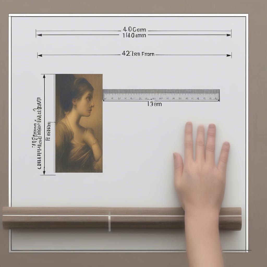 Measuring Artwork for 11x14 Frame