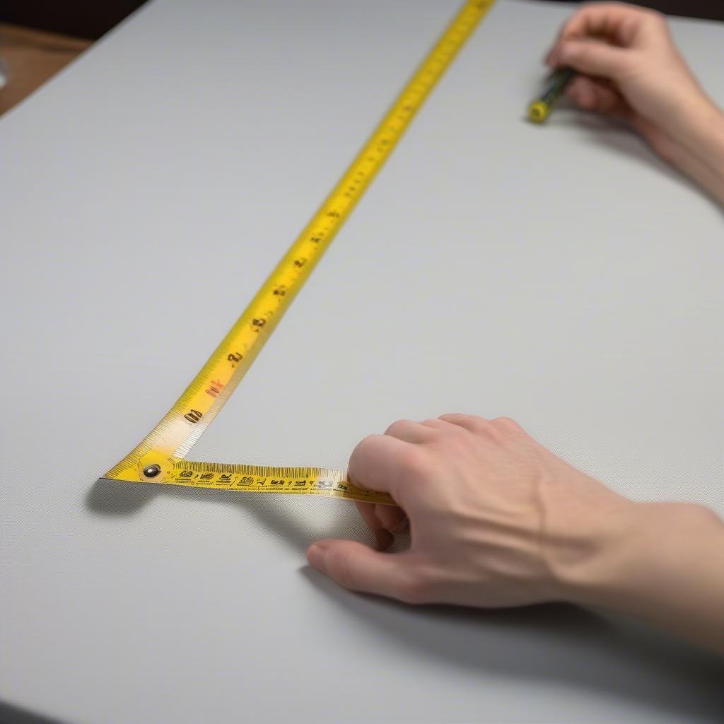 Measuring a Canvas for a 16x20 Frame