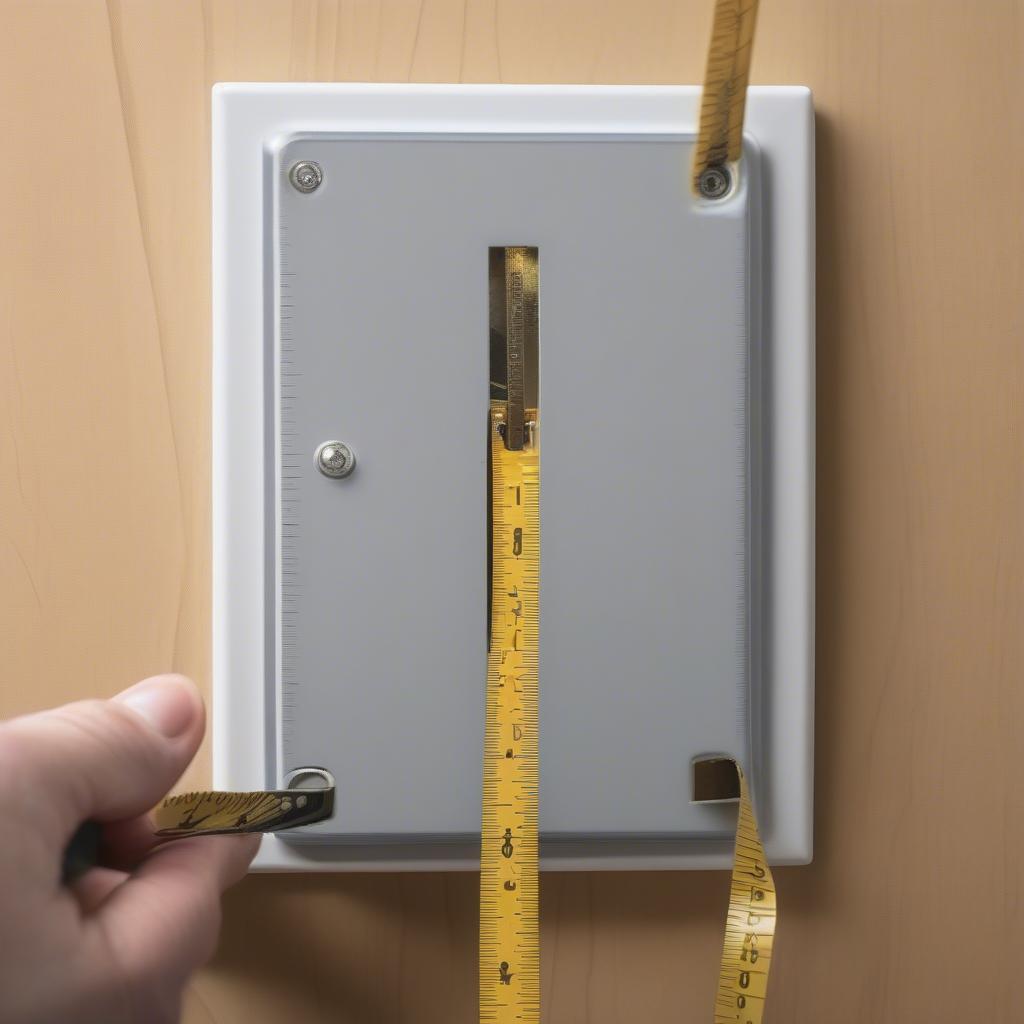 Measuring for an Oversized Switch Plate