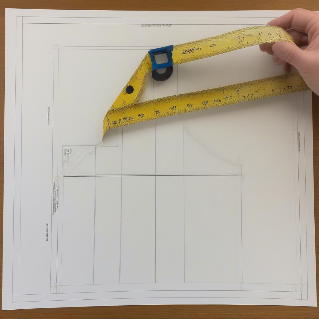 Measuring Mat Opening for 24x36 Frame