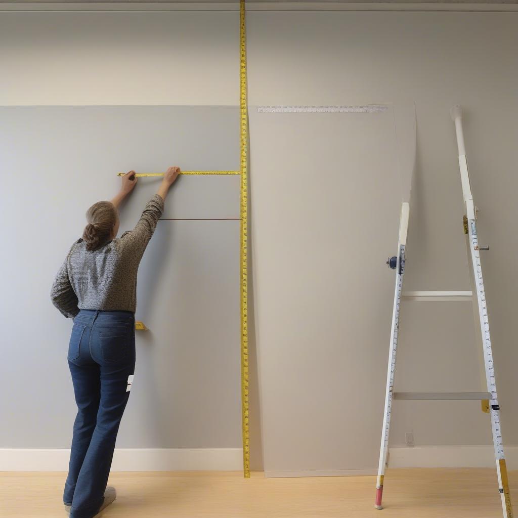 Measuring Wall Space for Extra Large Canvas