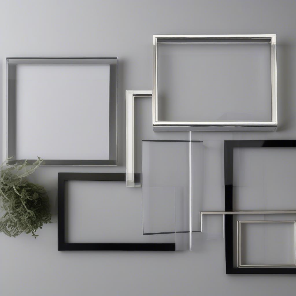 Modern Metal and Acrylic Picture Frames