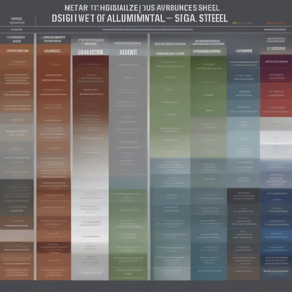 Metal Sign Materials Comparison