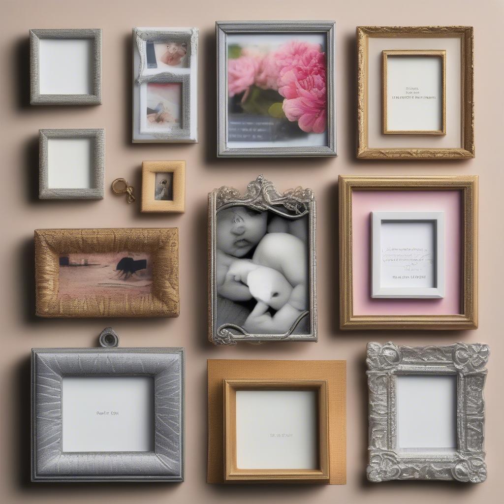 Creative uses of mini picture frames