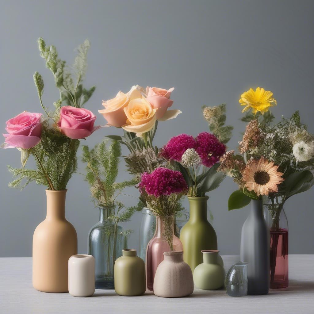 Mini Vases Bulk Arrangements