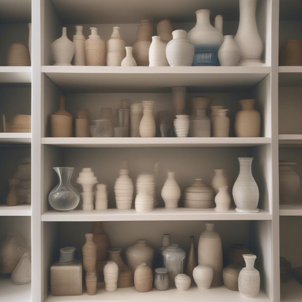 Mini Vases Bulk Storage