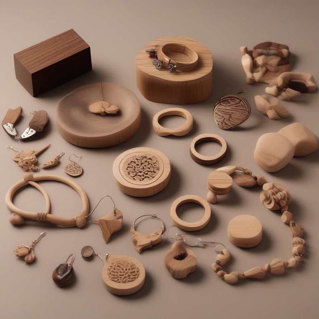 Crafting Mini Wood Jewelry