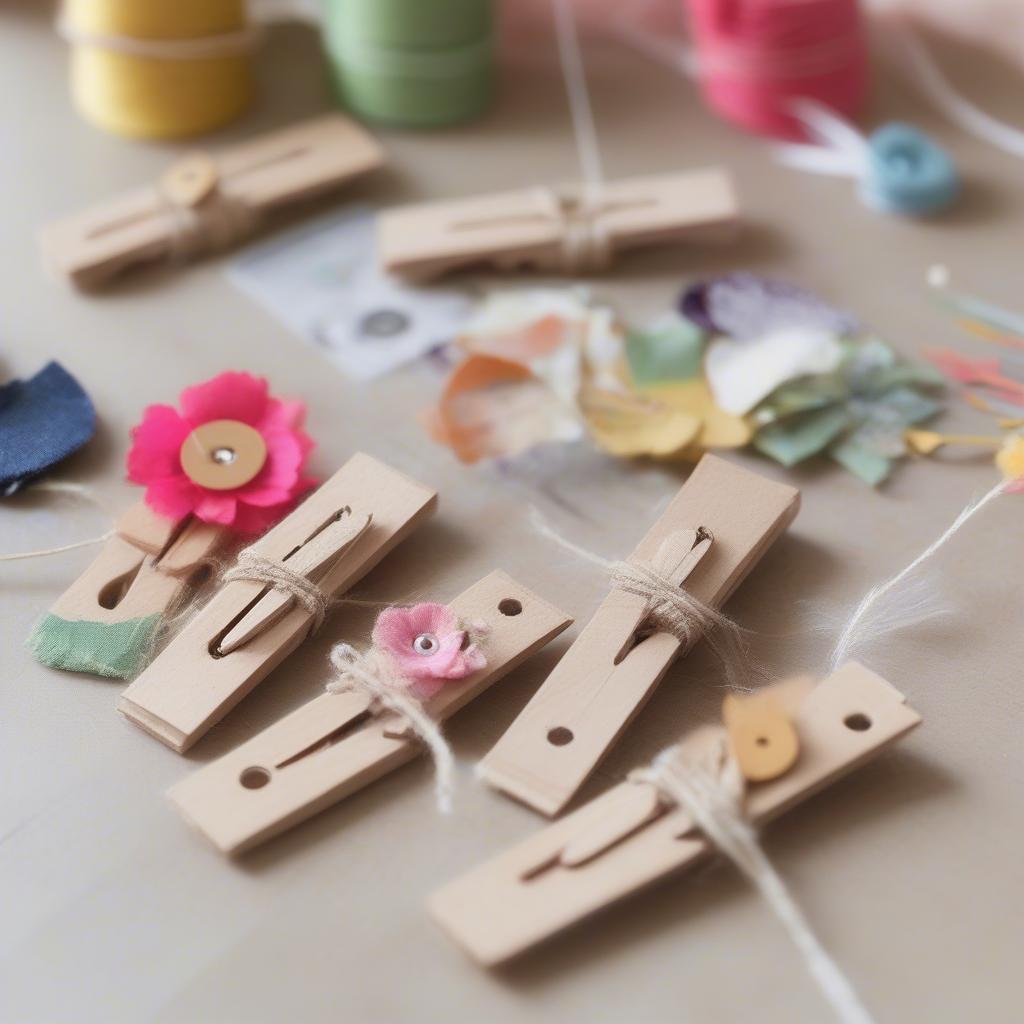 Miniature Clothespins Craft Ideas