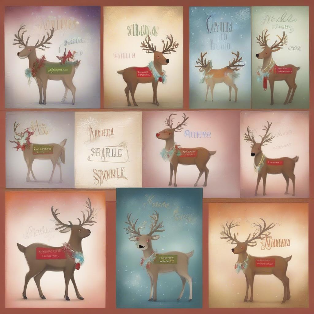 Modern and Whimsical Reindeer Names