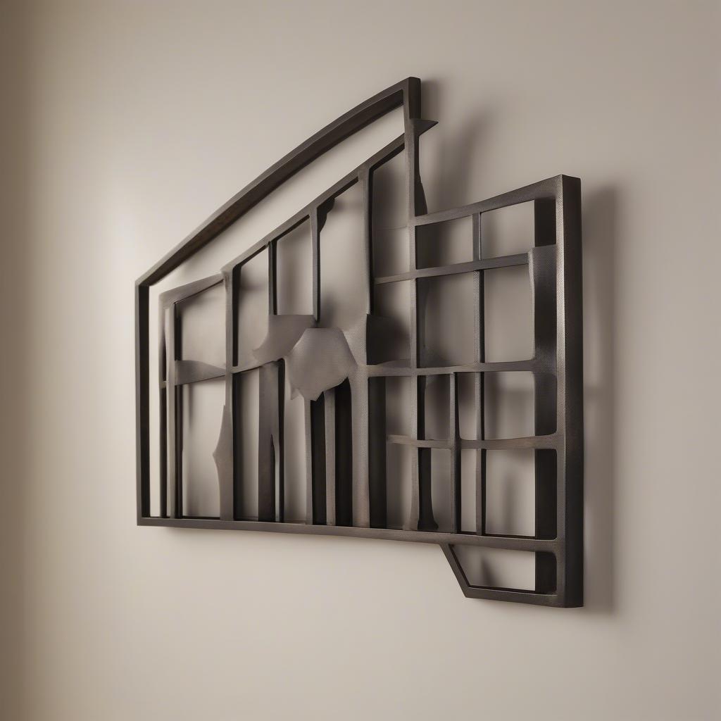 Modern Metal Barn Wall Art Sculpture