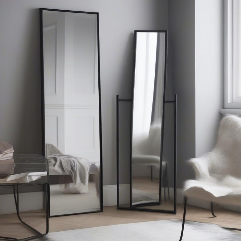 Modern floor mirror on sale