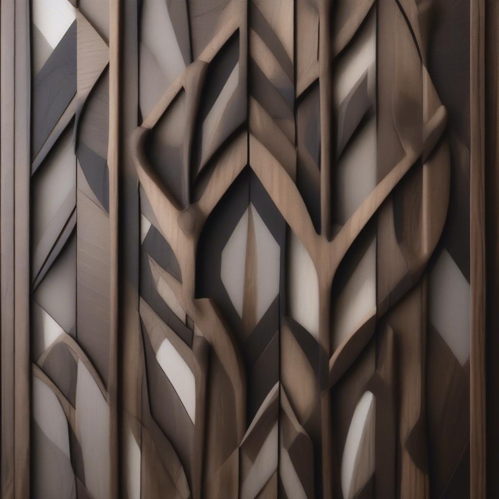 Modern Geometric Wood Wall Art for Contemporary Spaces