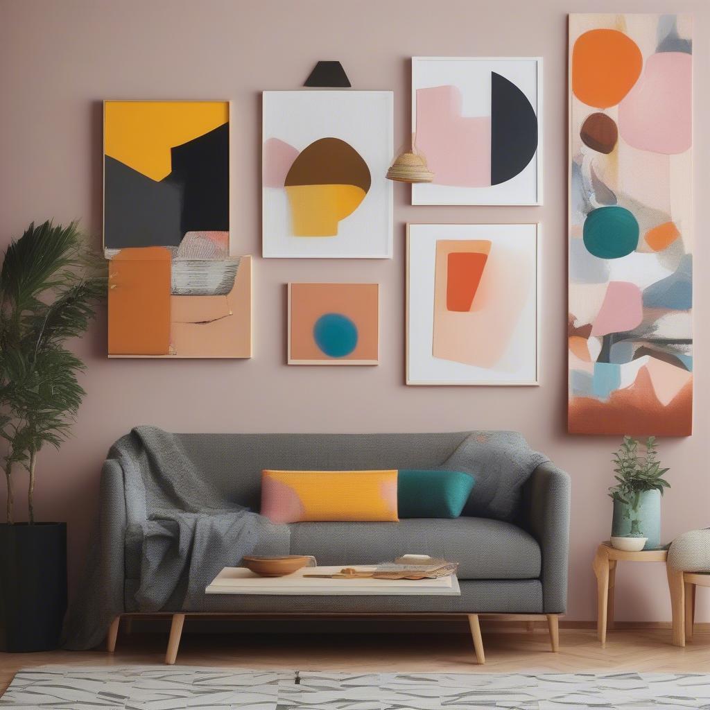 Modern wall art decor trends for a stylish home.