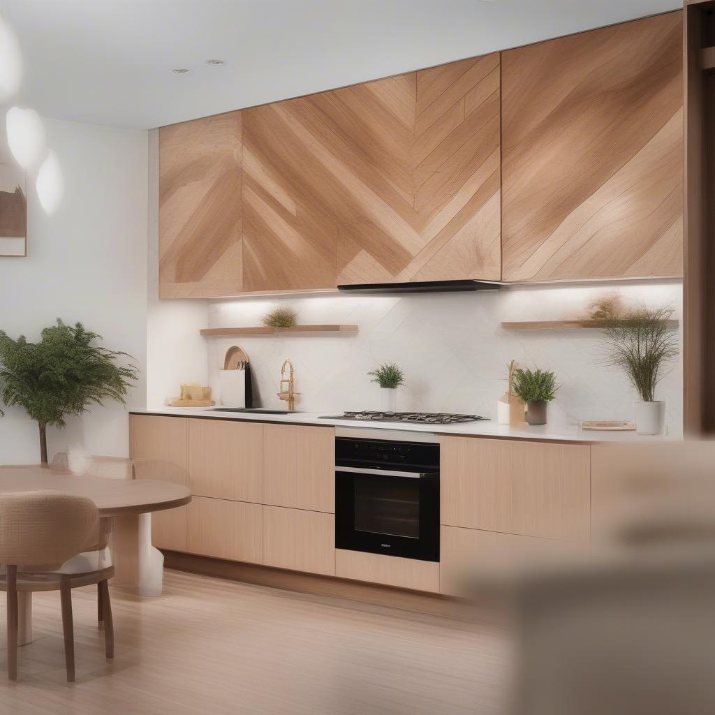 Modern Wood Wall Art Kitchen