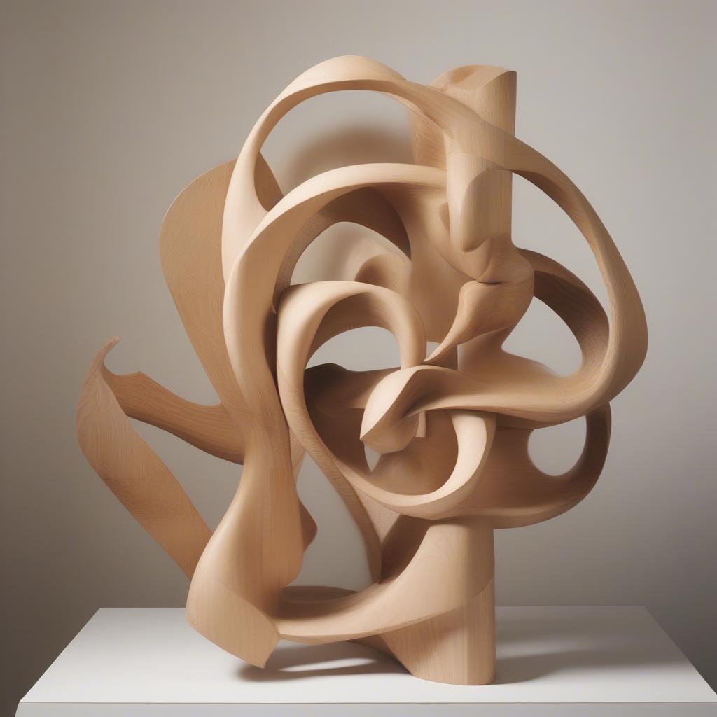 Modern Wooden Sculpture