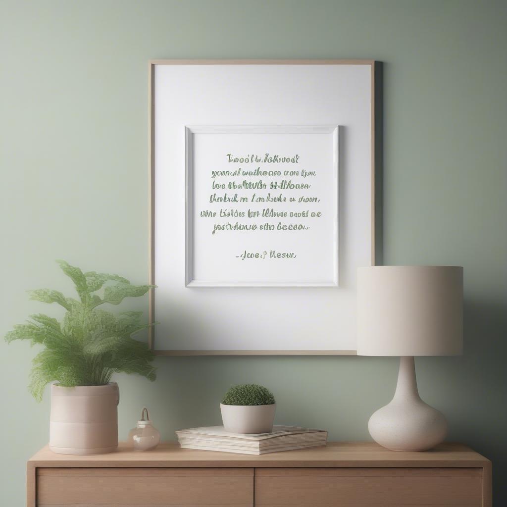 Canvas Print Mom Wall Art with Quote