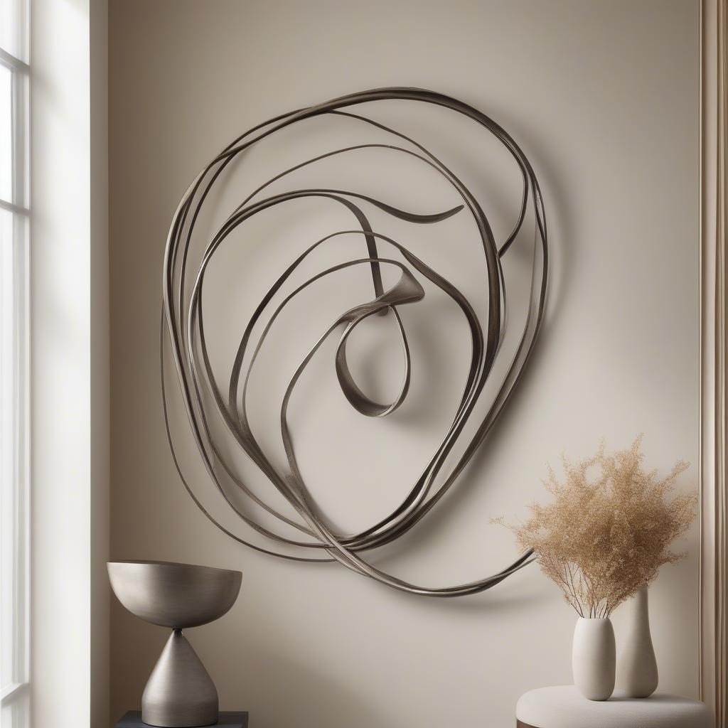 Metal Sculpture Mom Wall Art