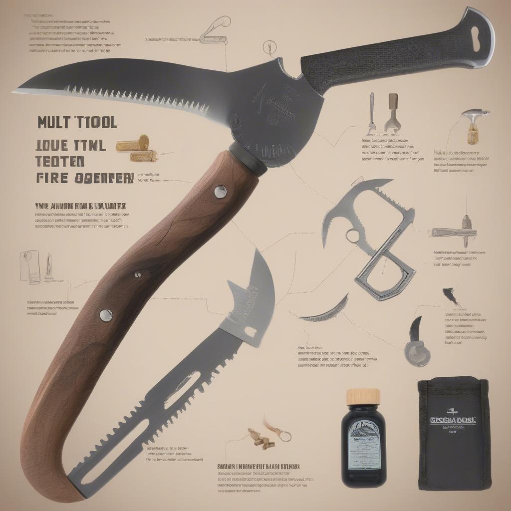 Multi Tool Axe Features