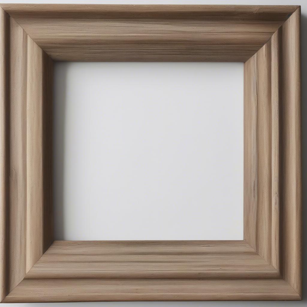 Natural Wood Frame in Rustic Style