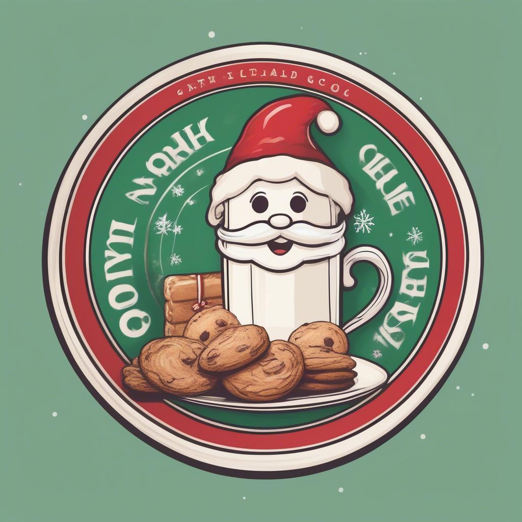 North Pole Milk and Cookie Co. Logo Design