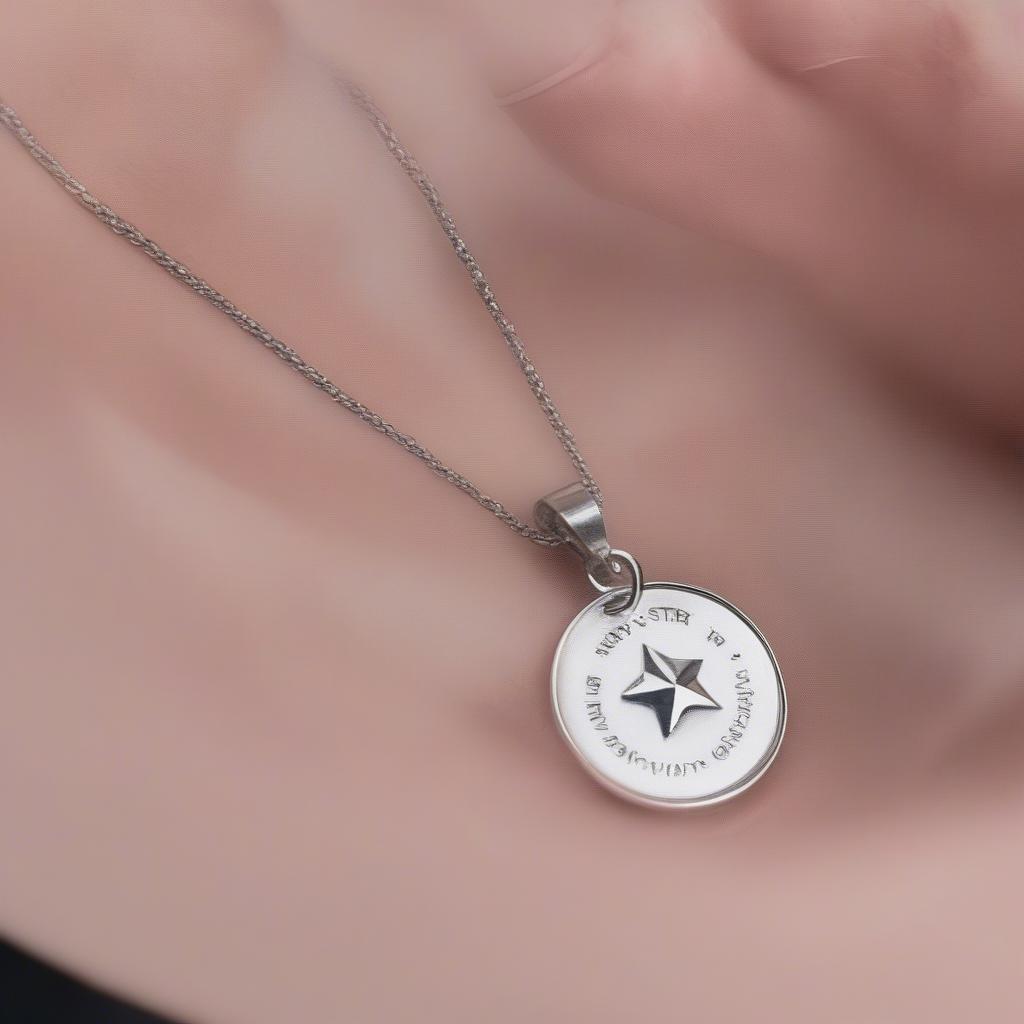 Cleaning a North Star Necklace