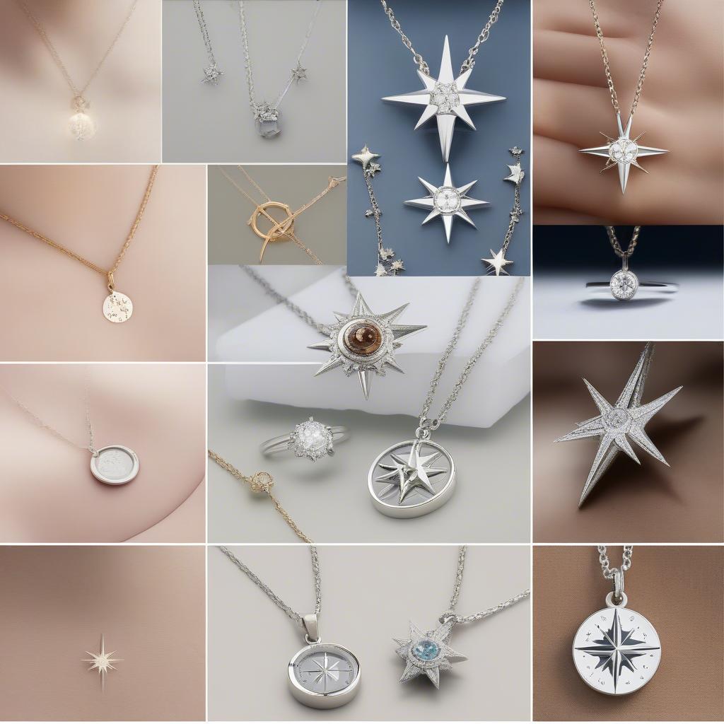 Variety of North Star Necklace Designs