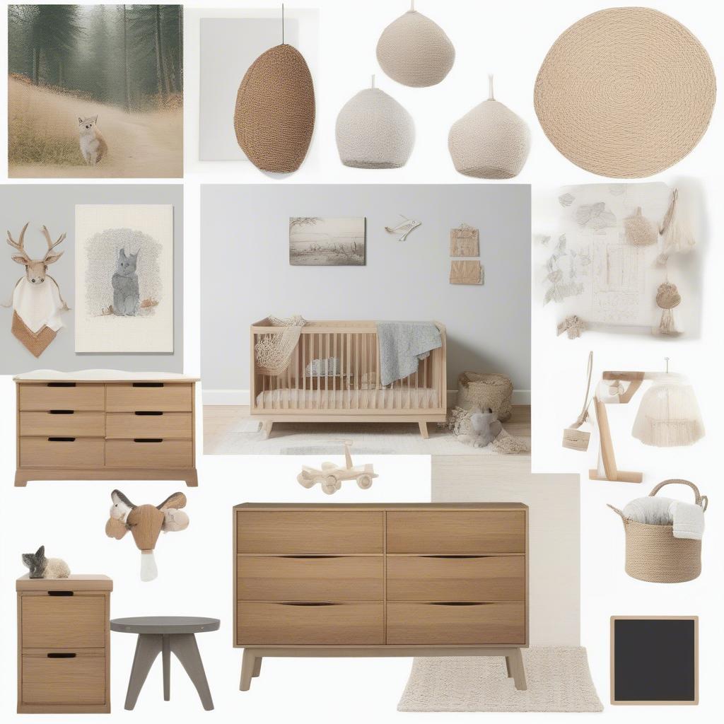 Nursery Decor Inspiration Moodboard