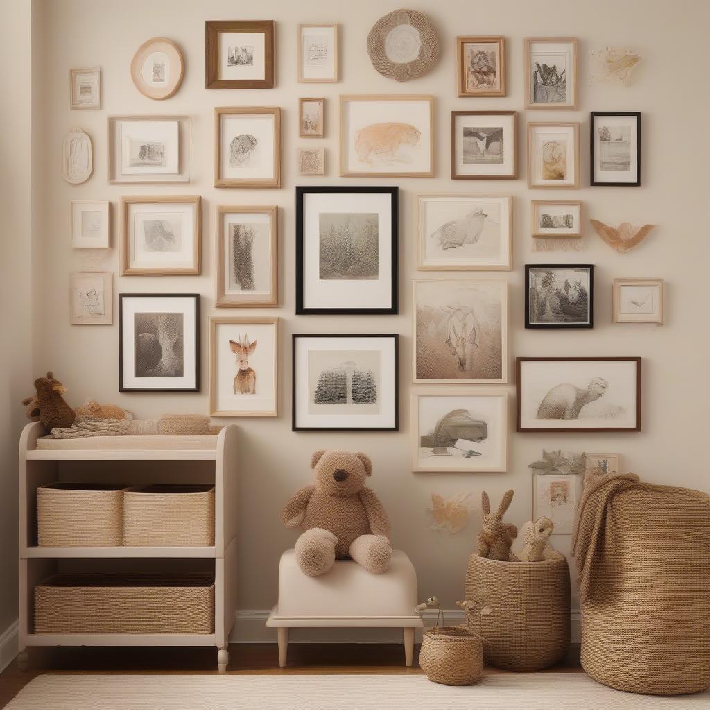 Inspiring Nursery Gallery Wall Ideas