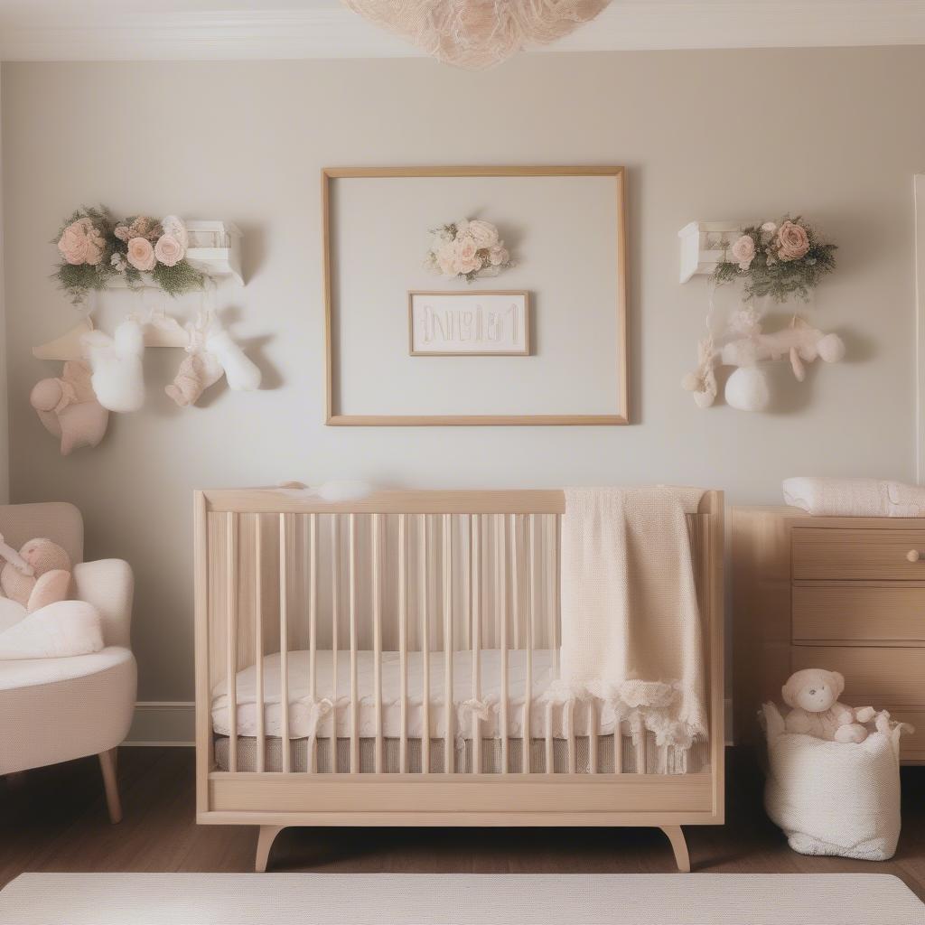 Nursery Room Sign Above Crib